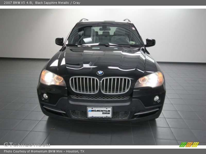 Black Sapphire Metallic / Gray 2007 BMW X5 4.8i