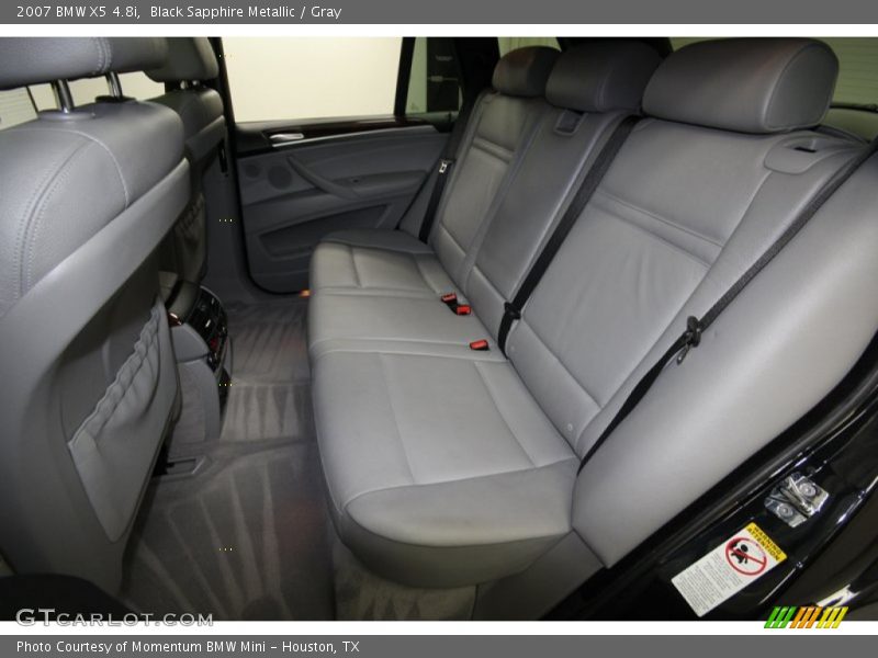 Rear Seat of 2007 X5 4.8i