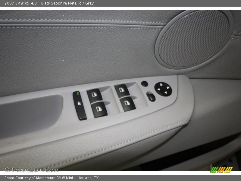 Black Sapphire Metallic / Gray 2007 BMW X5 4.8i