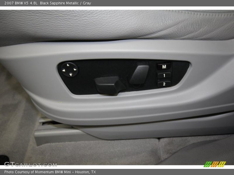 Black Sapphire Metallic / Gray 2007 BMW X5 4.8i