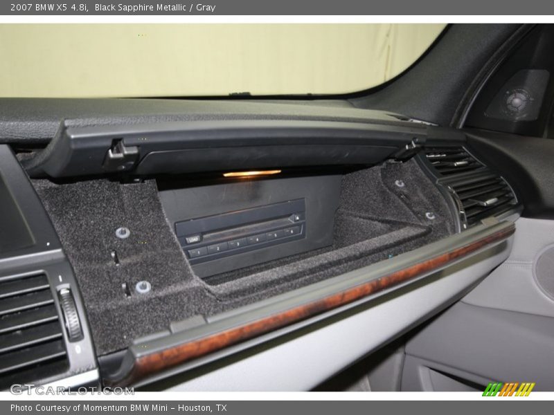 Black Sapphire Metallic / Gray 2007 BMW X5 4.8i