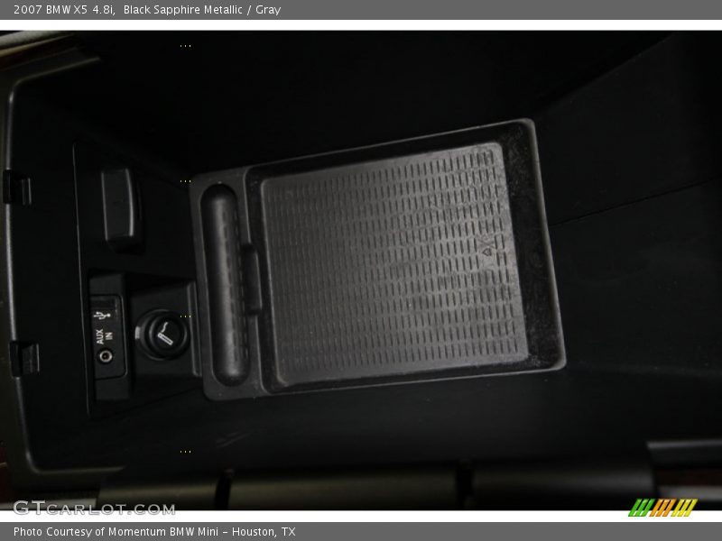 Black Sapphire Metallic / Gray 2007 BMW X5 4.8i