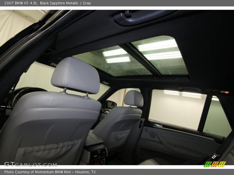 Black Sapphire Metallic / Gray 2007 BMW X5 4.8i