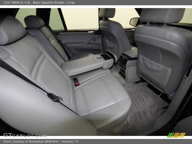 Black Sapphire Metallic / Gray 2007 BMW X5 4.8i