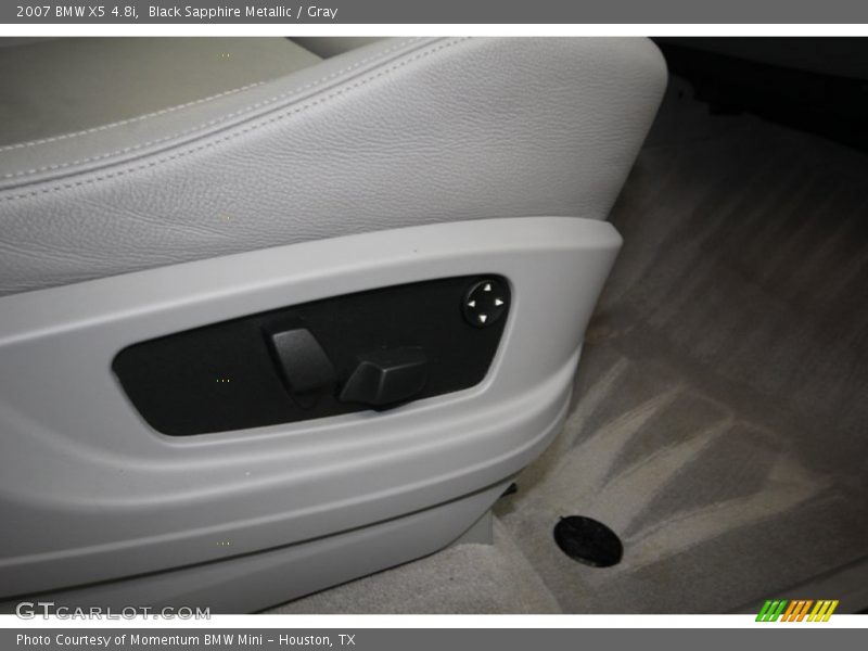 Black Sapphire Metallic / Gray 2007 BMW X5 4.8i