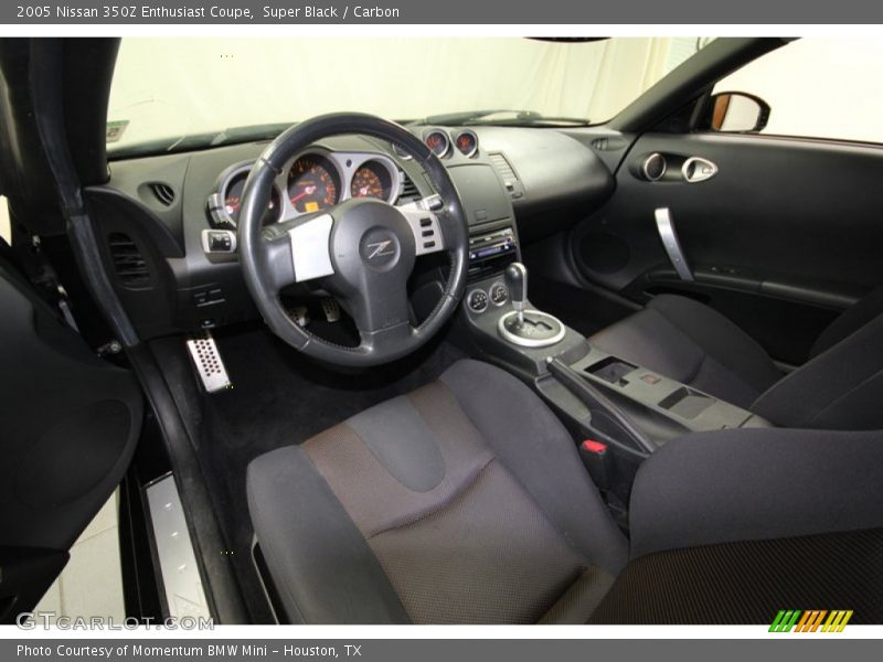  2005 350Z Enthusiast Coupe Carbon Interior