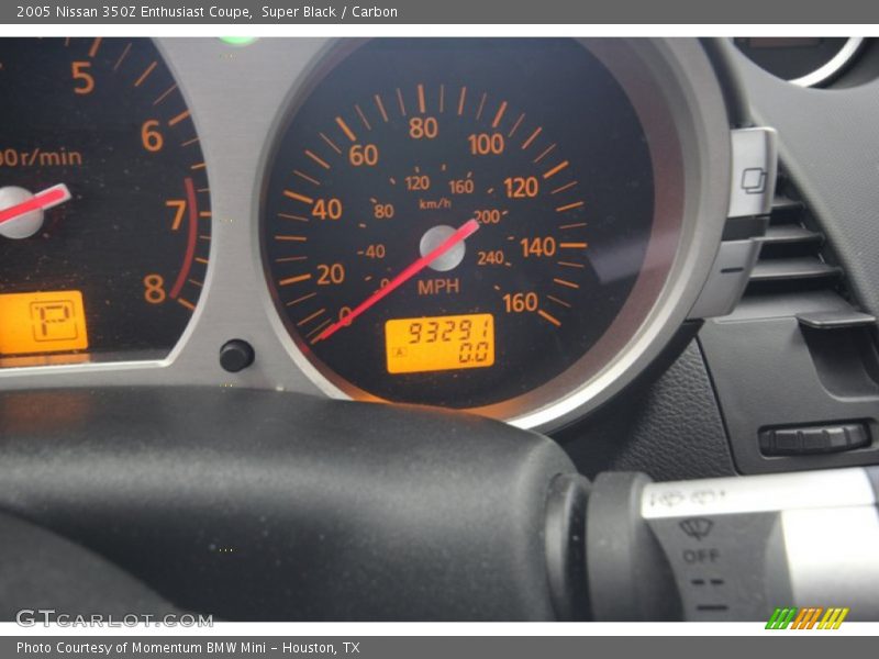 Super Black / Carbon 2005 Nissan 350Z Enthusiast Coupe