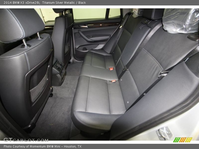 Titanium Silver Metallic / Black 2014 BMW X3 xDrive28i