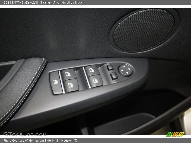 Titanium Silver Metallic / Black 2014 BMW X3 xDrive28i