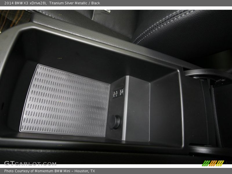 Titanium Silver Metallic / Black 2014 BMW X3 xDrive28i
