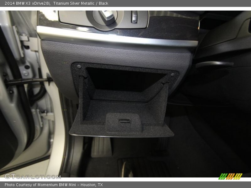 Titanium Silver Metallic / Black 2014 BMW X3 xDrive28i