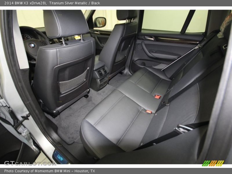 Titanium Silver Metallic / Black 2014 BMW X3 xDrive28i