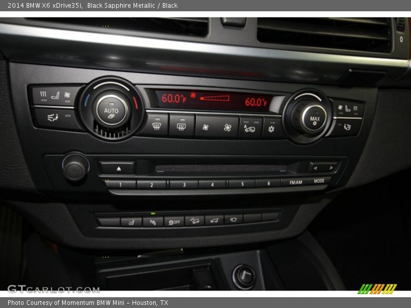 Black Sapphire Metallic / Black 2014 BMW X6 xDrive35i