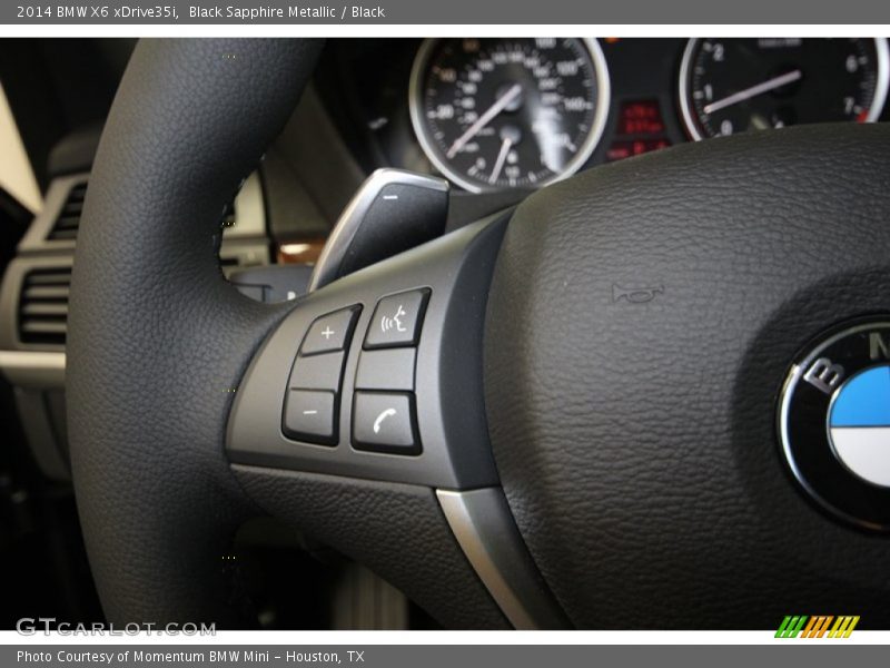 Black Sapphire Metallic / Black 2014 BMW X6 xDrive35i