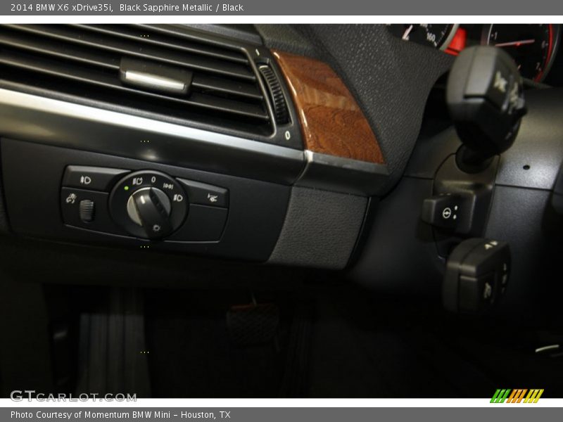 Black Sapphire Metallic / Black 2014 BMW X6 xDrive35i