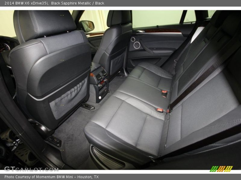 Black Sapphire Metallic / Black 2014 BMW X6 xDrive35i