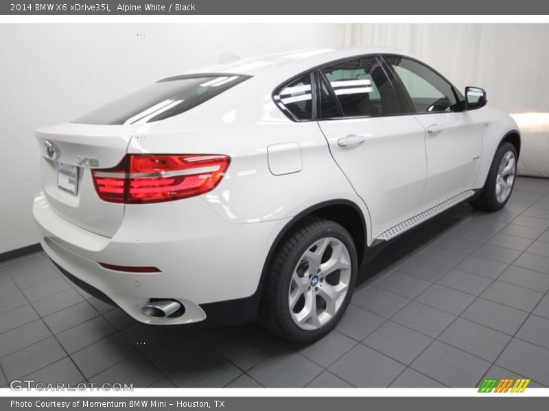 Alpine White / Black 2014 BMW X6 xDrive35i