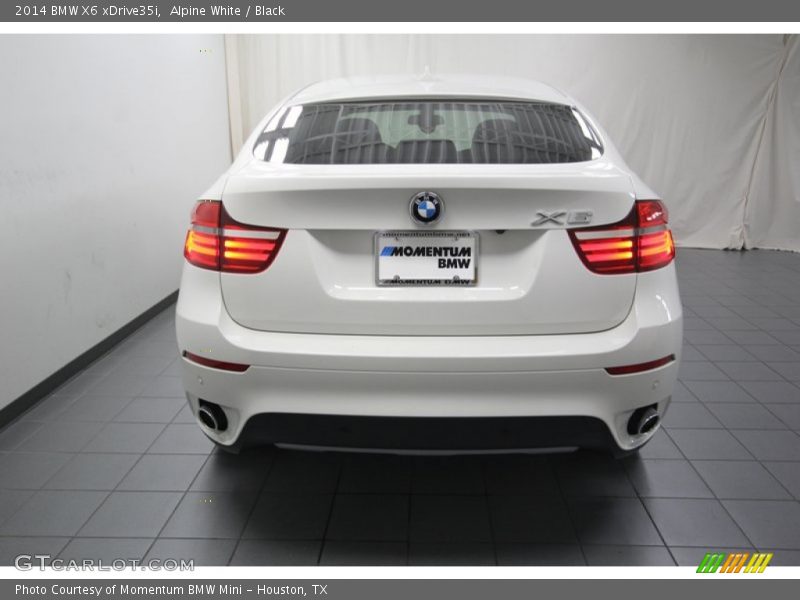 Alpine White / Black 2014 BMW X6 xDrive35i