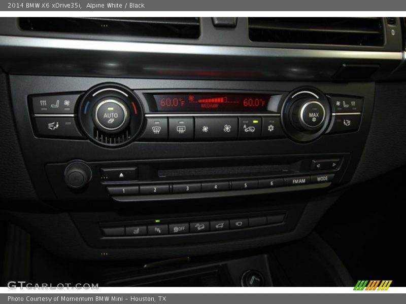 Controls of 2014 X6 xDrive35i