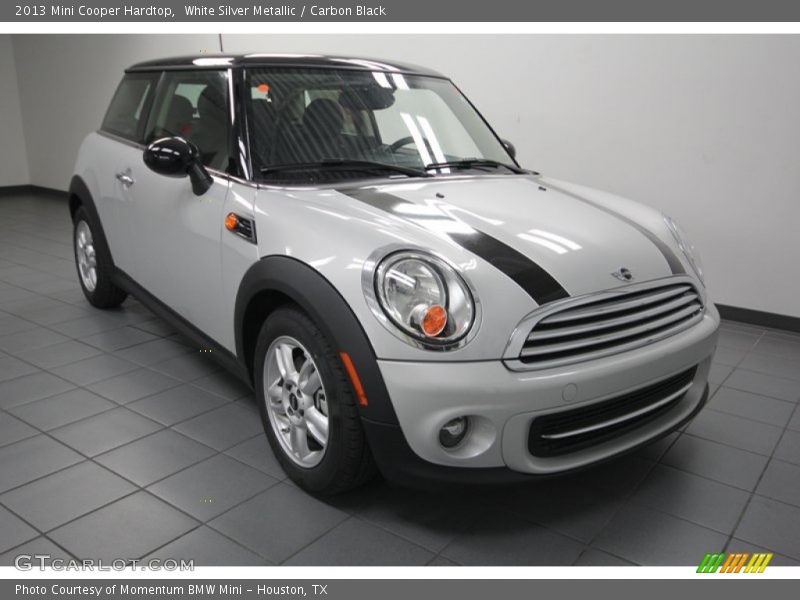 White Silver Metallic / Carbon Black 2013 Mini Cooper Hardtop