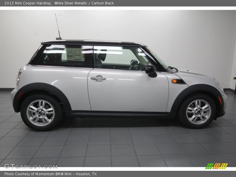 White Silver Metallic / Carbon Black 2013 Mini Cooper Hardtop