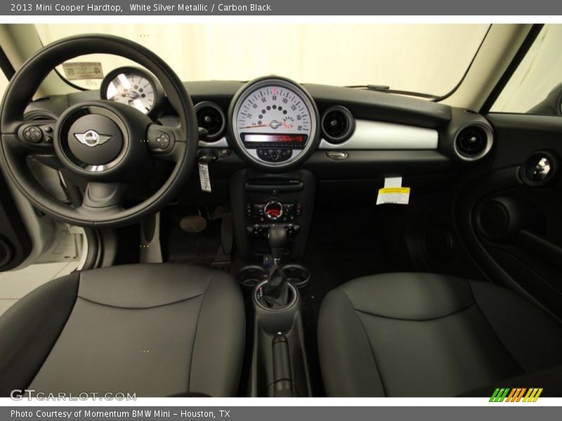 White Silver Metallic / Carbon Black 2013 Mini Cooper Hardtop
