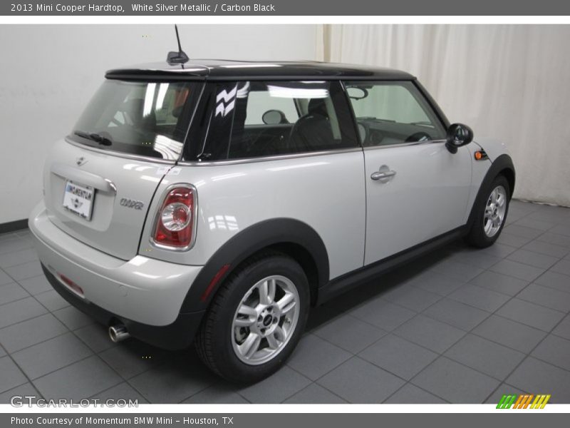 White Silver Metallic / Carbon Black 2013 Mini Cooper Hardtop