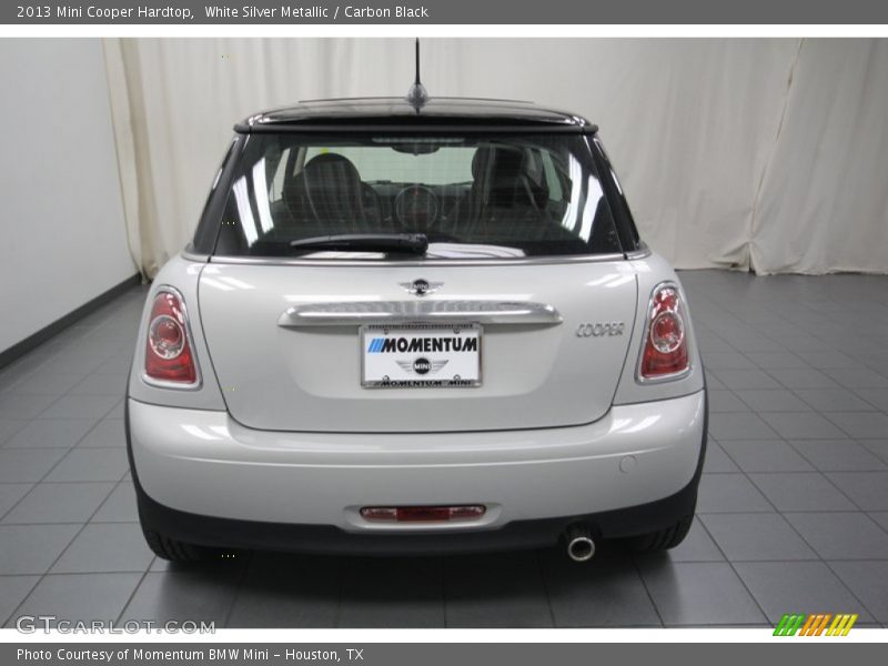 White Silver Metallic / Carbon Black 2013 Mini Cooper Hardtop