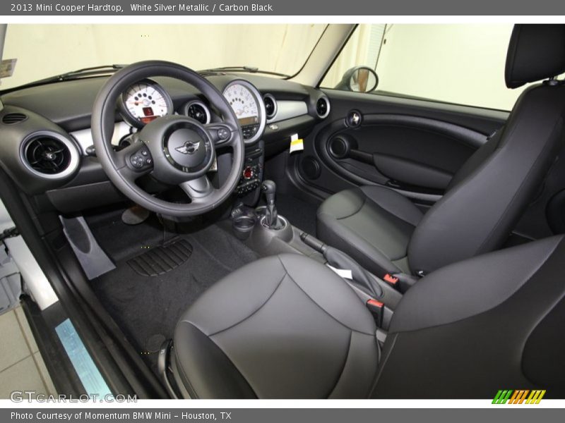 White Silver Metallic / Carbon Black 2013 Mini Cooper Hardtop