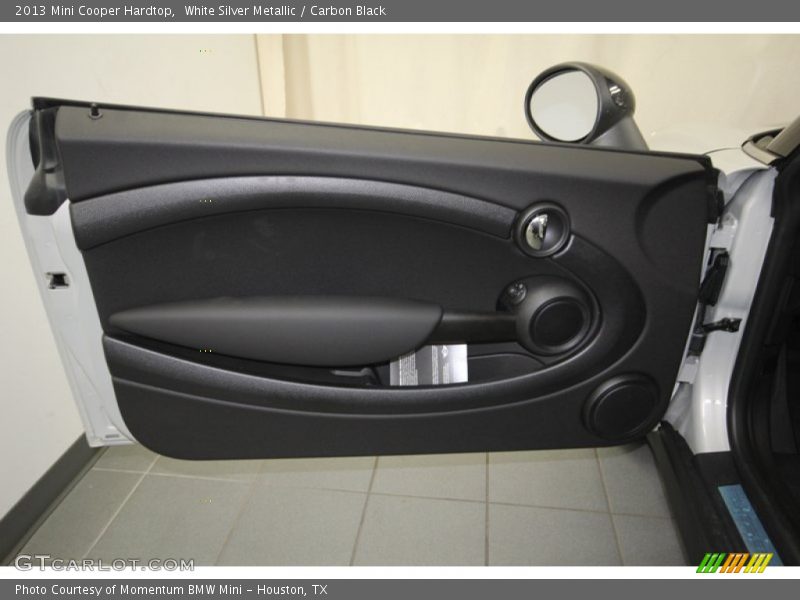 White Silver Metallic / Carbon Black 2013 Mini Cooper Hardtop