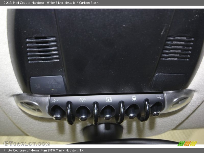 White Silver Metallic / Carbon Black 2013 Mini Cooper Hardtop