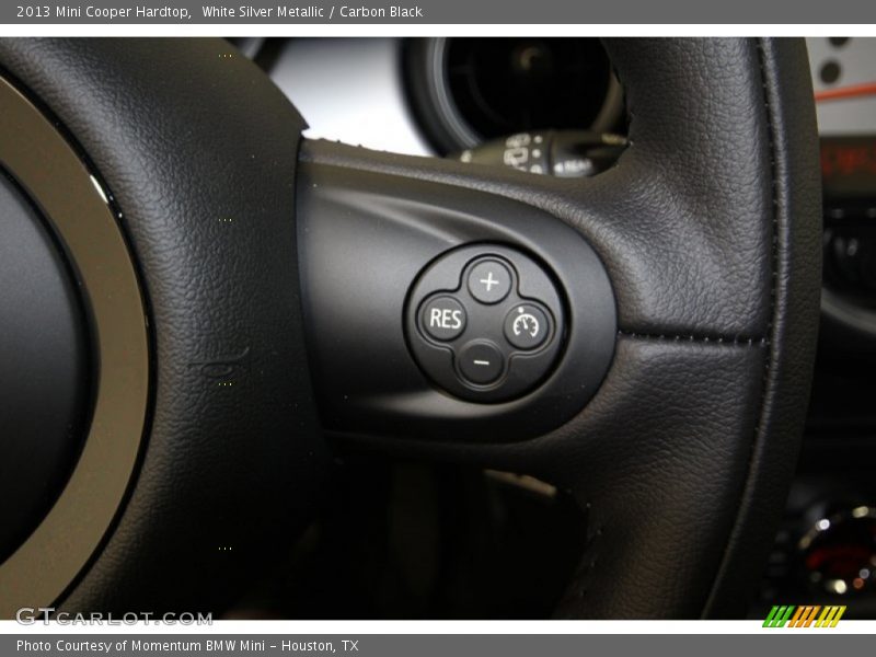 White Silver Metallic / Carbon Black 2013 Mini Cooper Hardtop