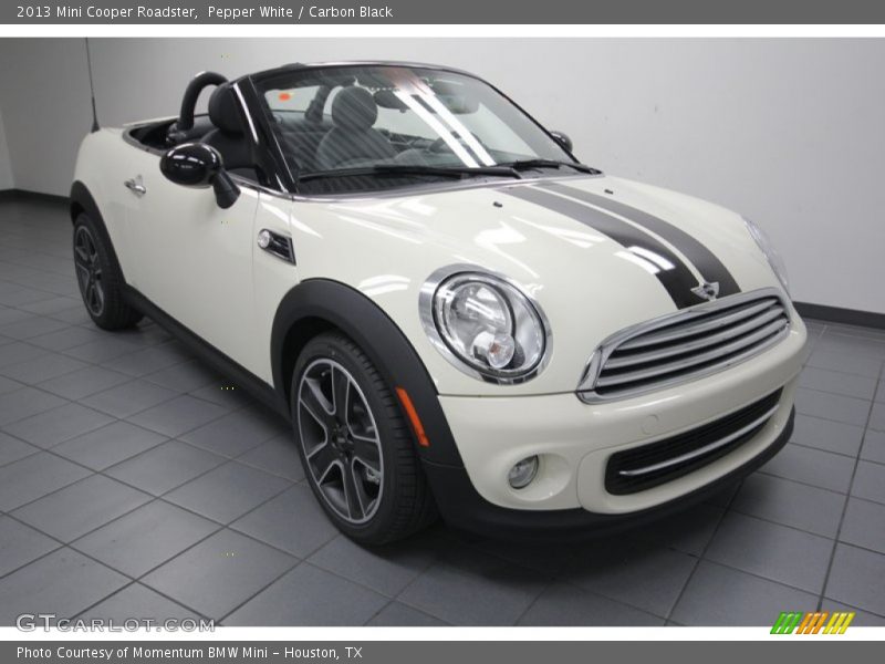 Pepper White / Carbon Black 2013 Mini Cooper Roadster