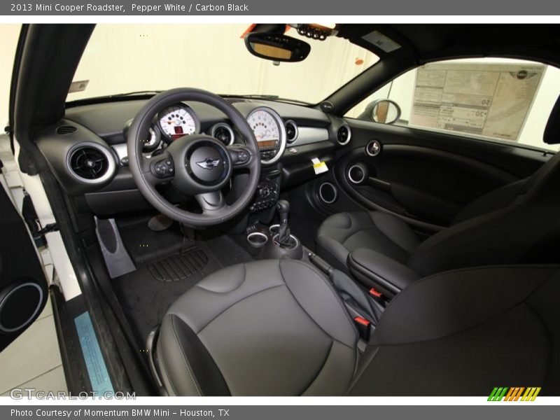 Pepper White / Carbon Black 2013 Mini Cooper Roadster