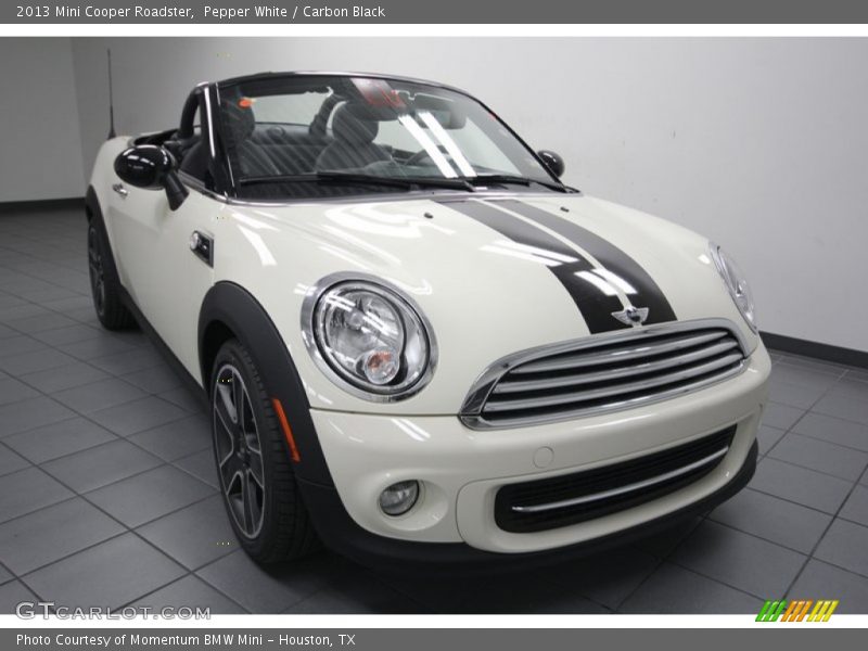 Pepper White / Carbon Black 2013 Mini Cooper Roadster