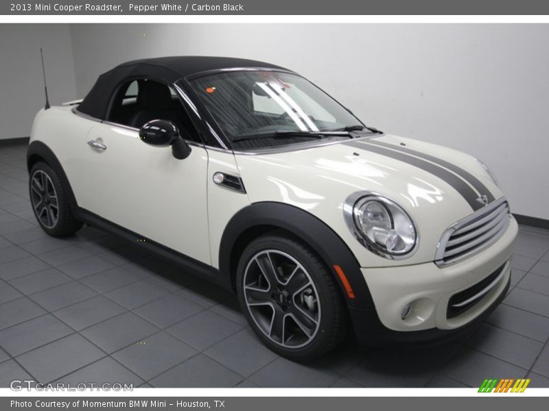 Pepper White / Carbon Black 2013 Mini Cooper Roadster