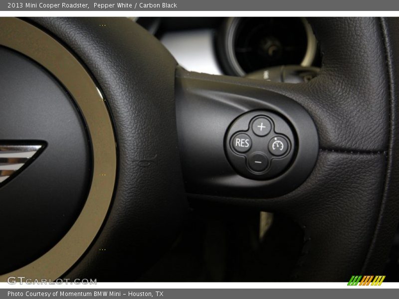 Pepper White / Carbon Black 2013 Mini Cooper Roadster