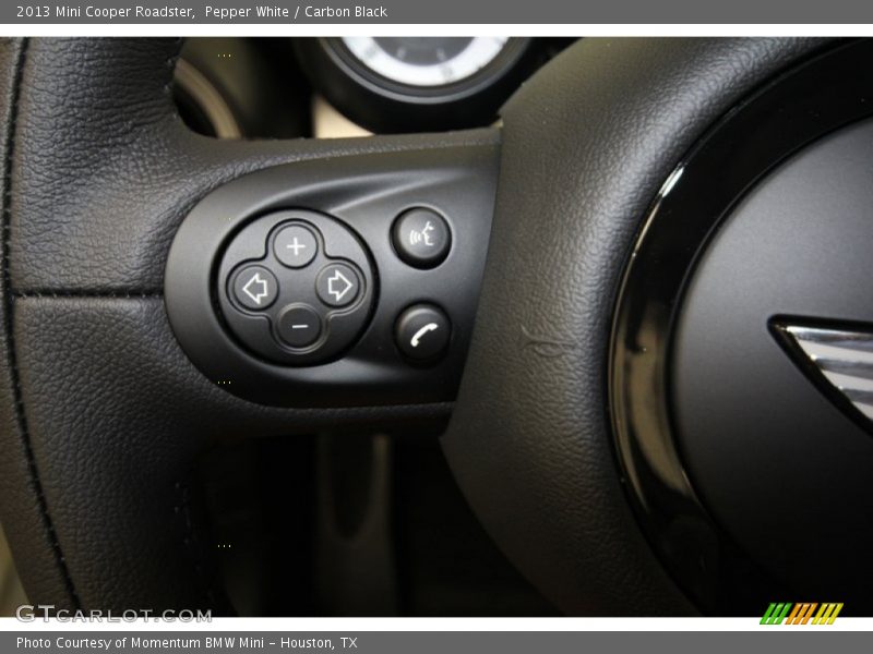 Pepper White / Carbon Black 2013 Mini Cooper Roadster