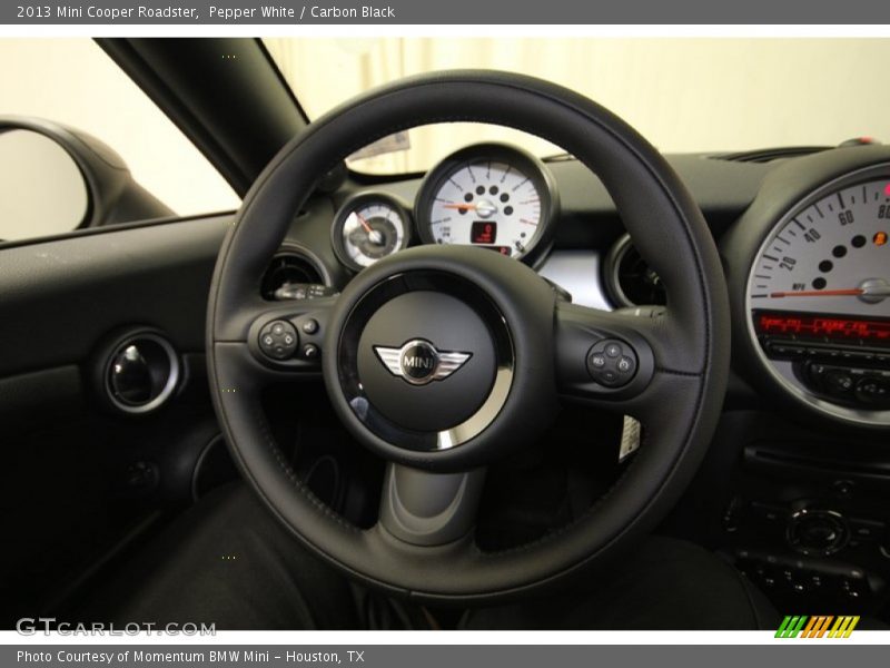 Pepper White / Carbon Black 2013 Mini Cooper Roadster