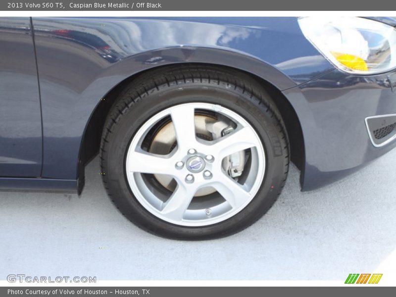 Caspian Blue Metallic / Off Black 2013 Volvo S60 T5
