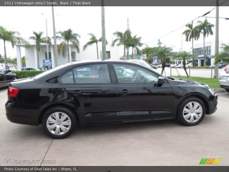 Black / Titan Black 2011 Volkswagen Jetta S Sedan