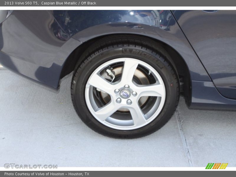 Caspian Blue Metallic / Off Black 2013 Volvo S60 T5