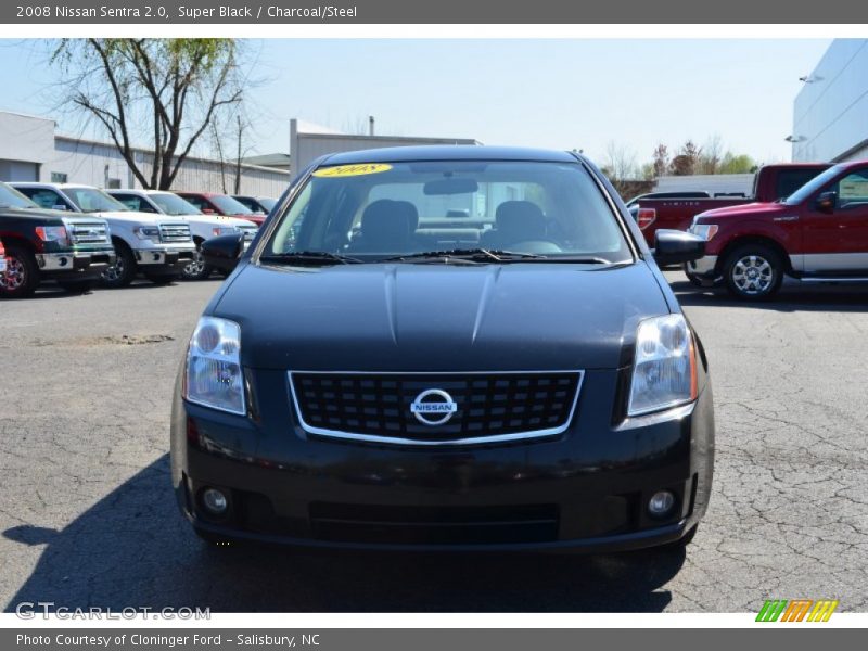 Super Black / Charcoal/Steel 2008 Nissan Sentra 2.0