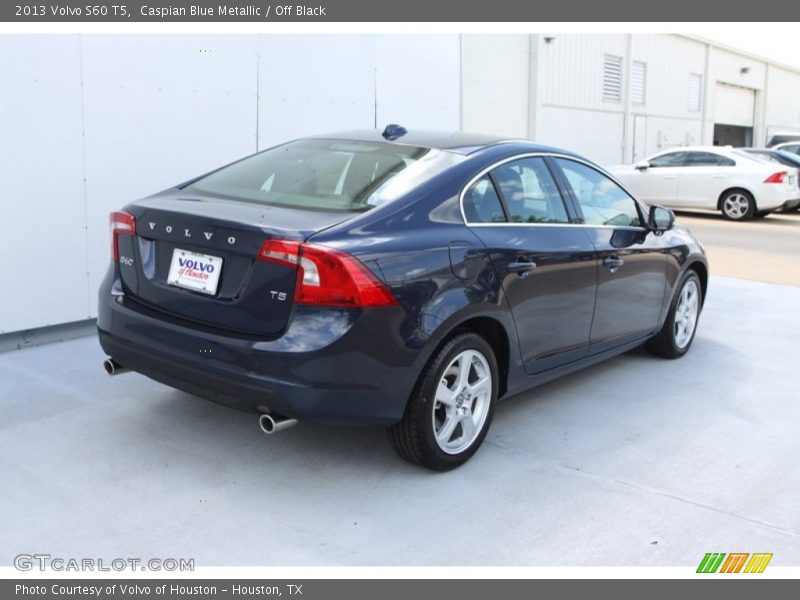 Caspian Blue Metallic / Off Black 2013 Volvo S60 T5