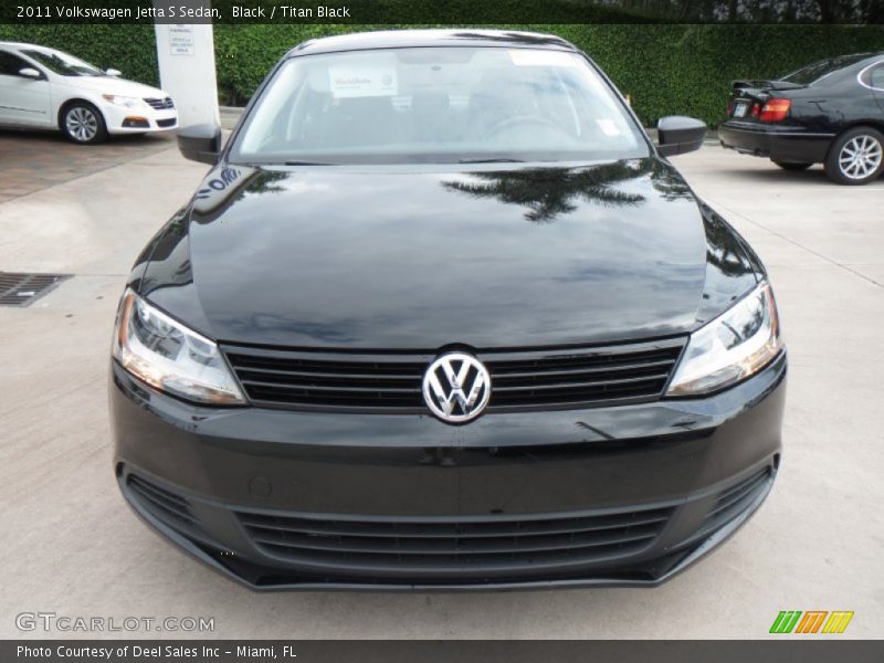 Black / Titan Black 2011 Volkswagen Jetta S Sedan