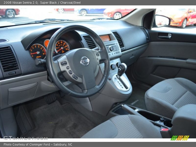 Super Black / Charcoal/Steel 2008 Nissan Sentra 2.0