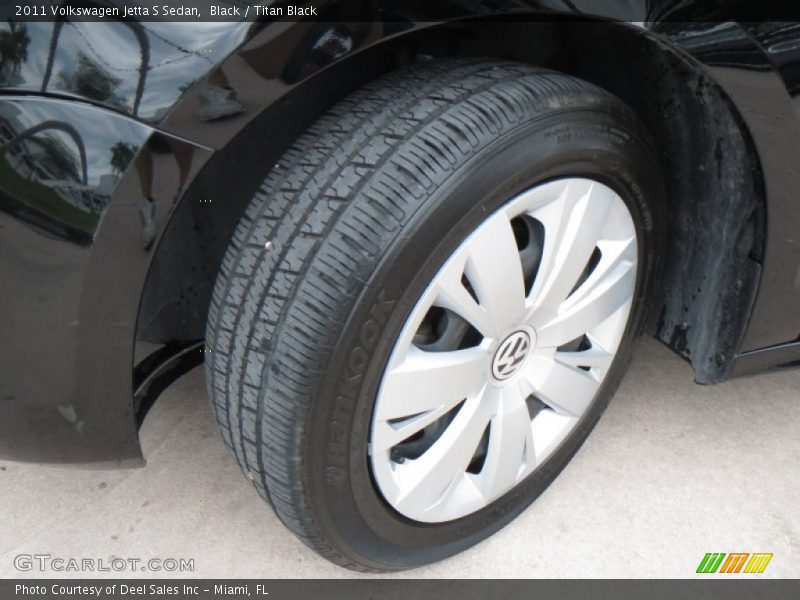 Black / Titan Black 2011 Volkswagen Jetta S Sedan