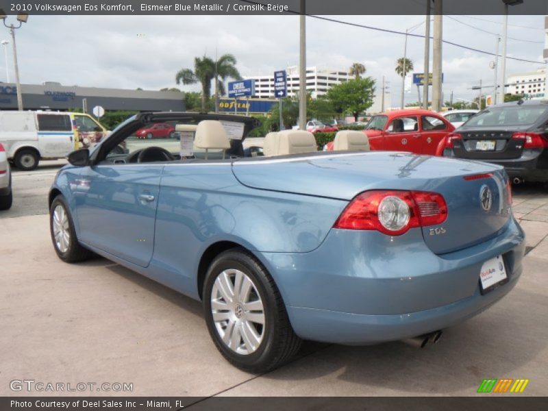 Eismeer Blue Metallic / Cornsilk Beige 2010 Volkswagen Eos Komfort