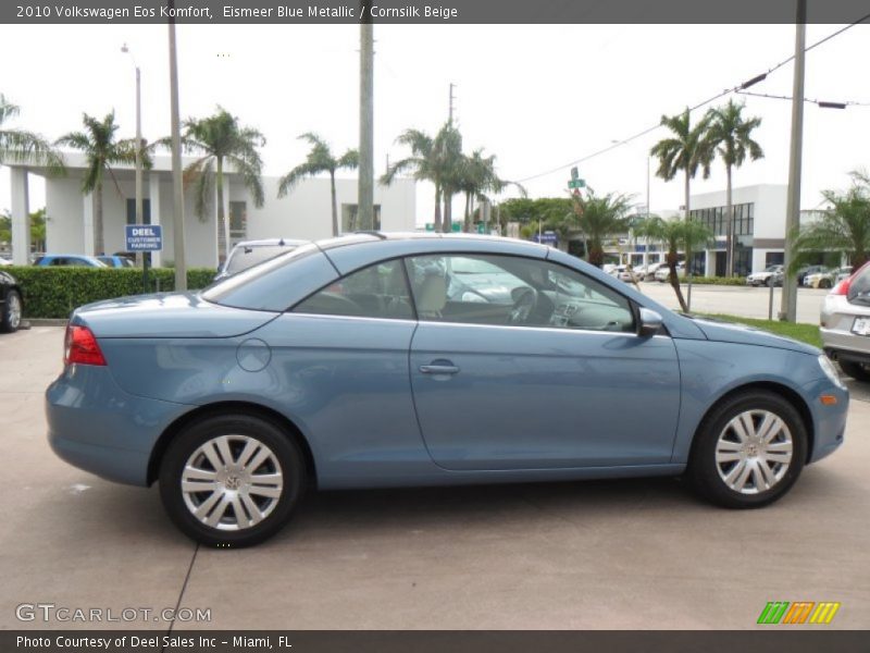 Eismeer Blue Metallic / Cornsilk Beige 2010 Volkswagen Eos Komfort
