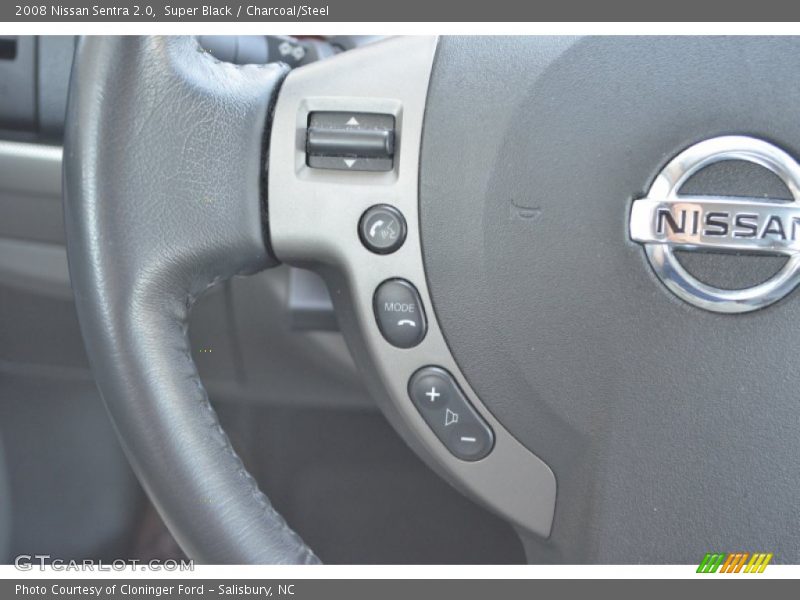 Super Black / Charcoal/Steel 2008 Nissan Sentra 2.0